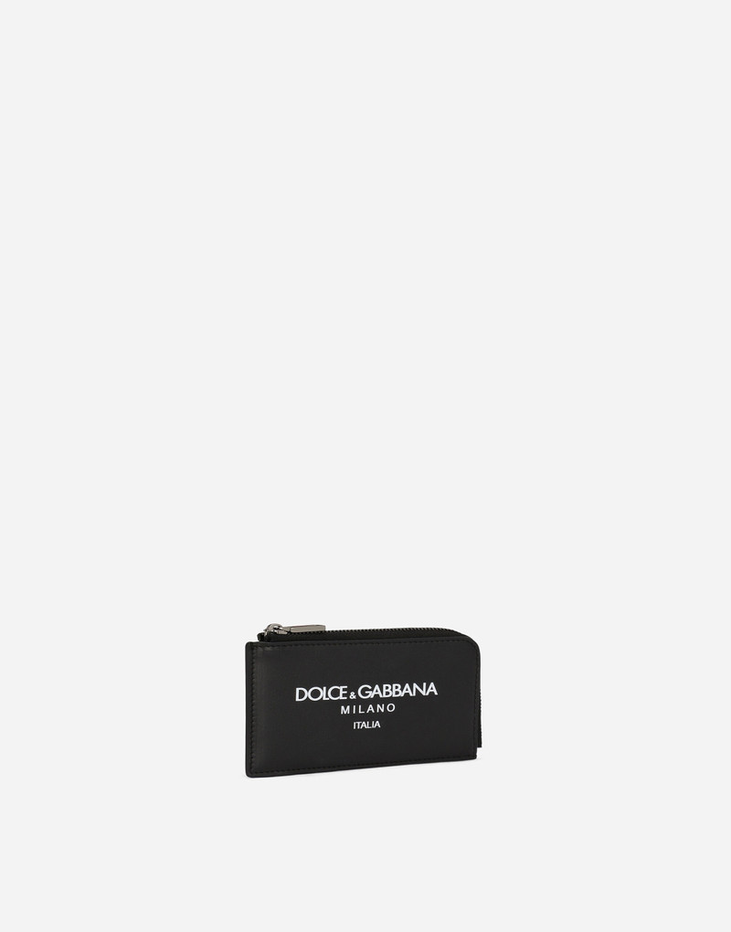Dolce & Gabbana Calfskin card holder with logo outlook
