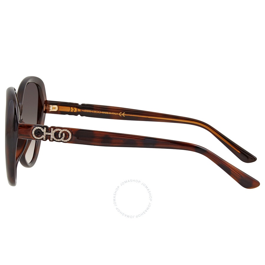 Jimmy Choo Brown Gradient Butterfly Ladies Sunglasses AMIRA/G/S 0086/HA 57 - 4