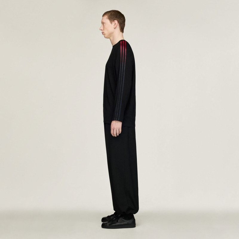 Y-3 OVERSIZED GRADIENT STRIPES LONG SLEEVE TEE 4