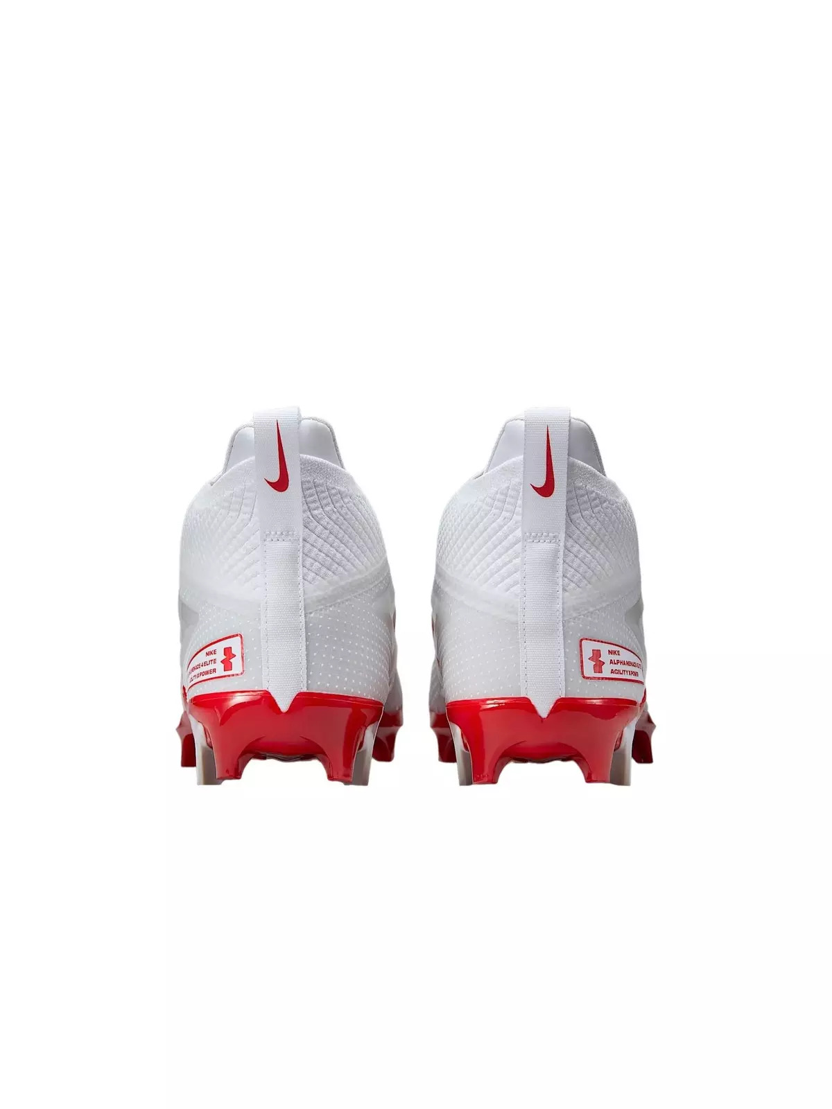 Alpha Menace 4 Elite "White/University Red/Photon Dust/University Red" Men's Football Cleat - 5