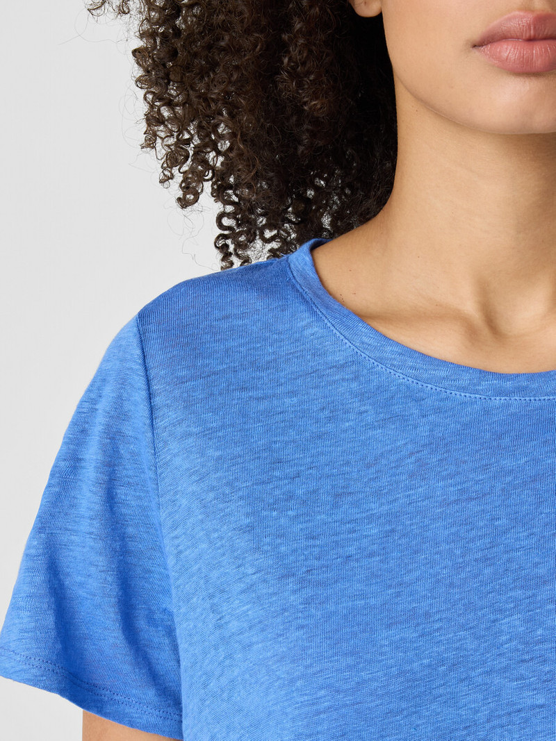 Organic Linen Jersey Crew Neck Tee 5