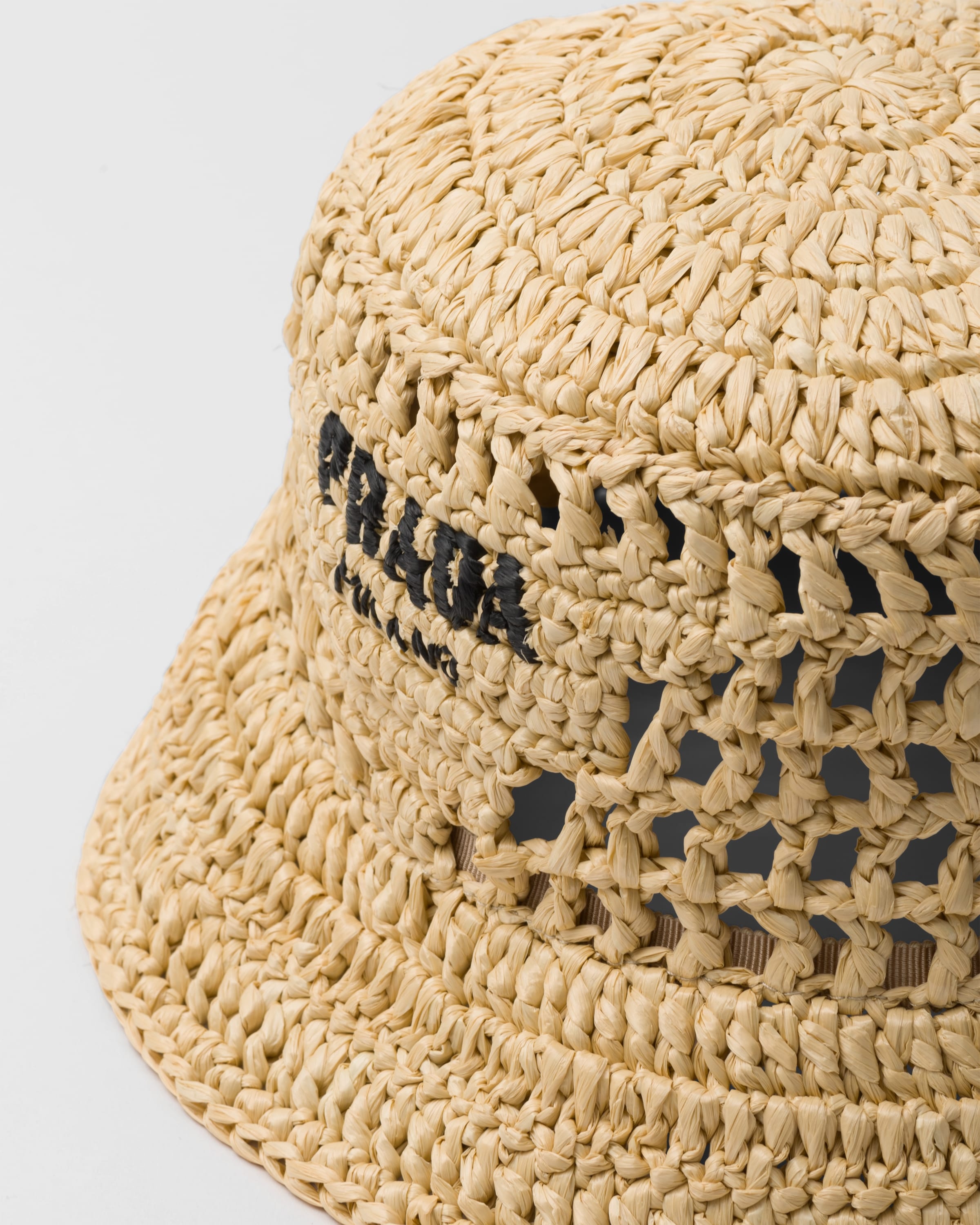 Woven fabric bucket hat - 4