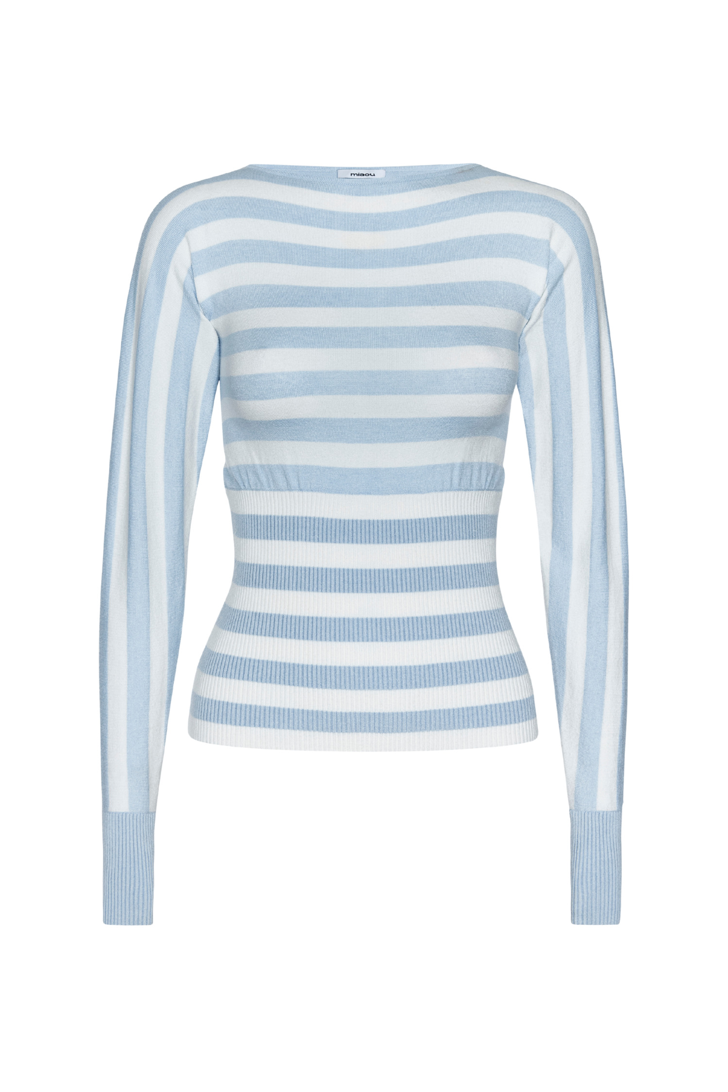 ODESSA TOP - PERIWINKLE STRIPE - 1