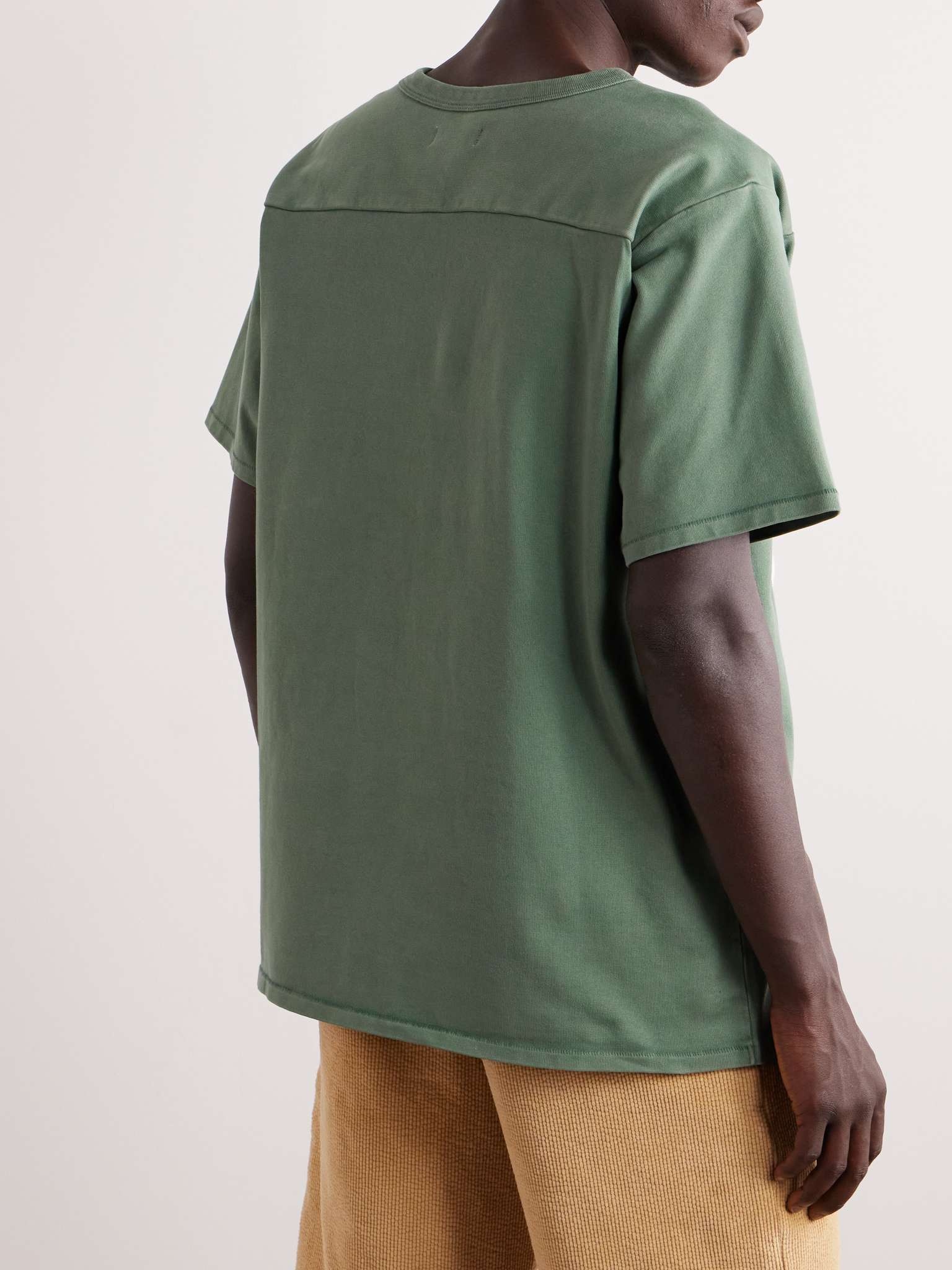 Appliquéd Cotton-Jersey T-Shirt - 3
