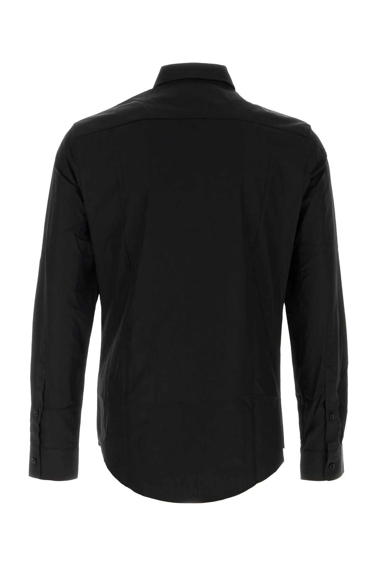 Black poplin shirt - 2