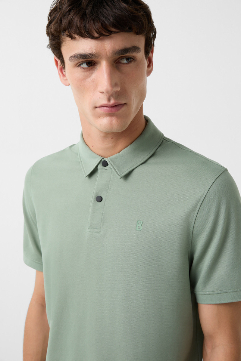 Timo polo shirt in Eucalyptus 4