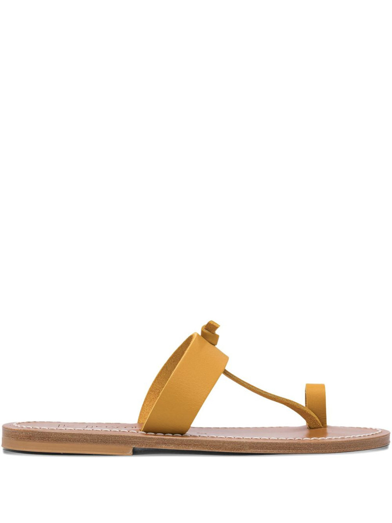 knot-detail thong-toe sandals 1