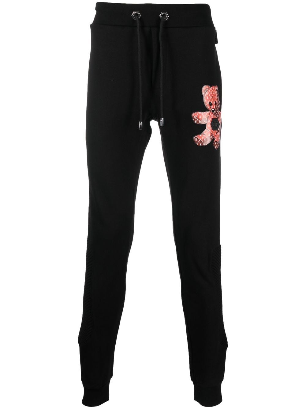 teddy motif track pants - 1