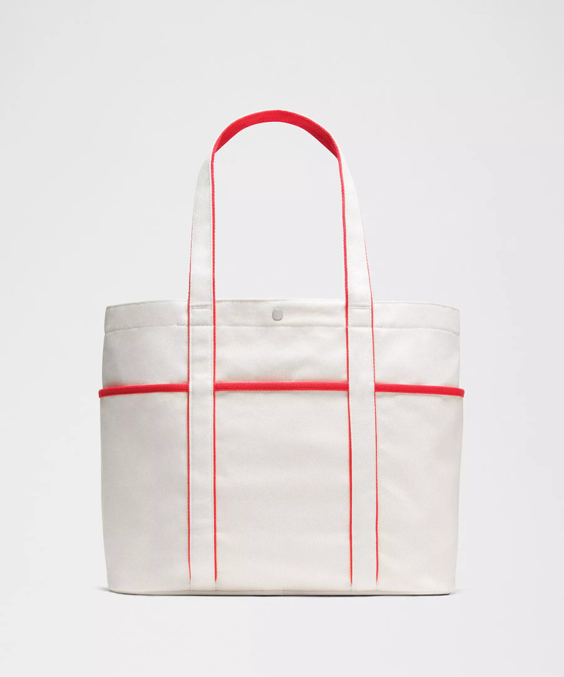 Daily Multi-Pocket Canvas Tote Bag 20L *Logo 3