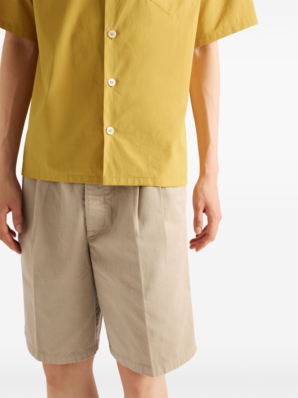 logo-patch bowling shirt - 5