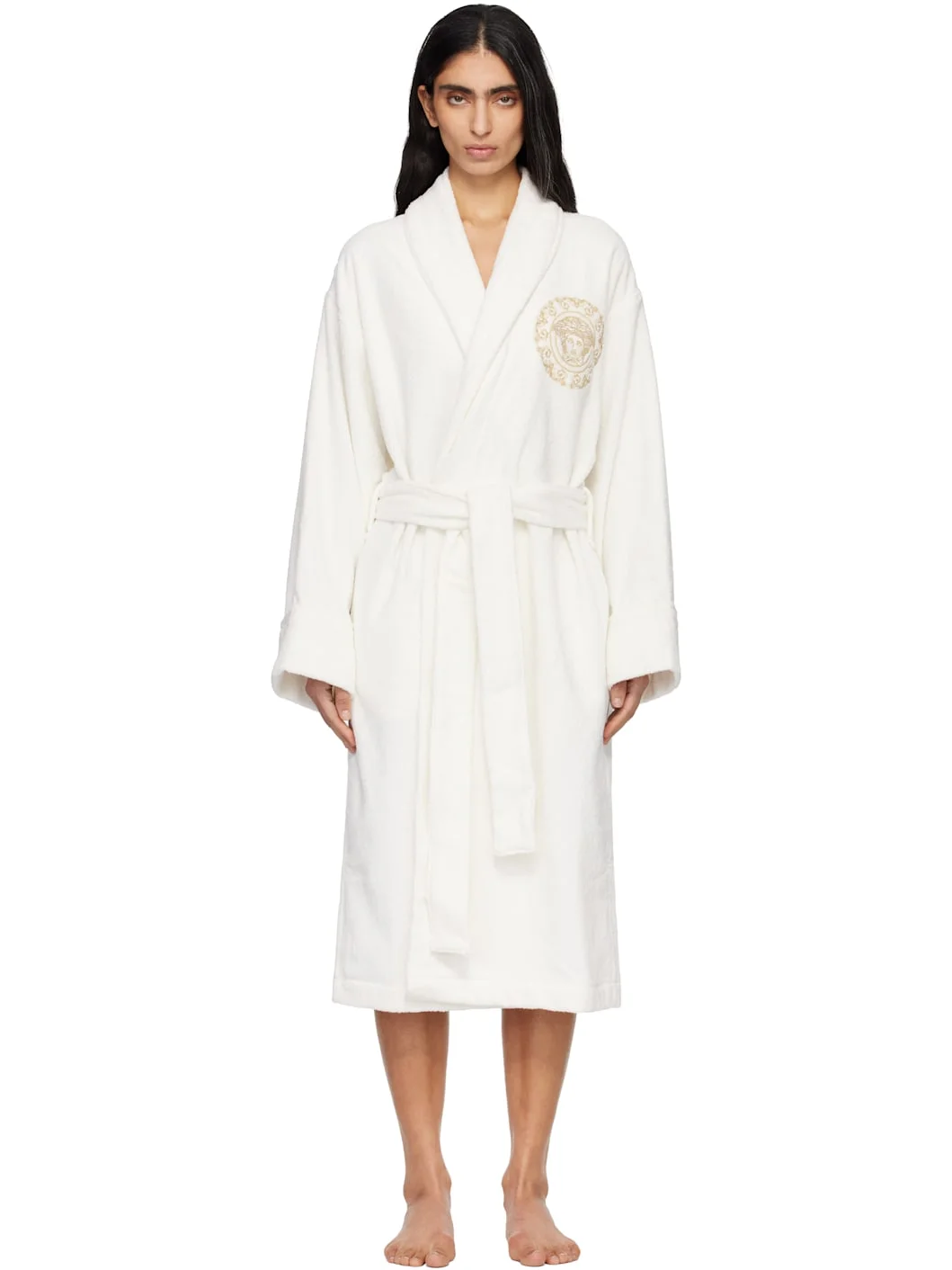 White Medusa Gala Bathrobe - 1
