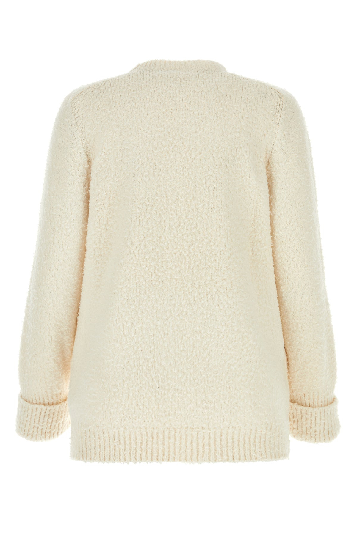 Ivory cotton blend sweater - 2