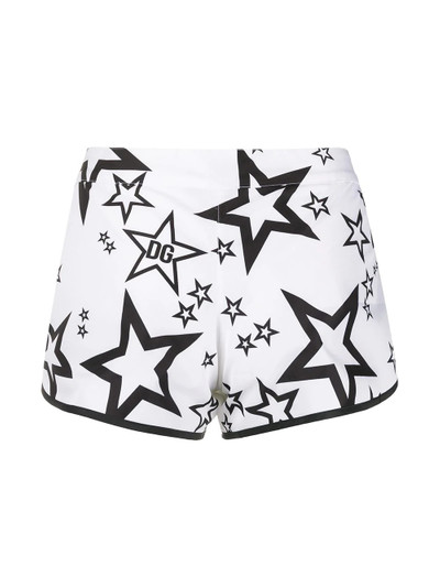 Dolce & Gabbana star print beach shorts outlook