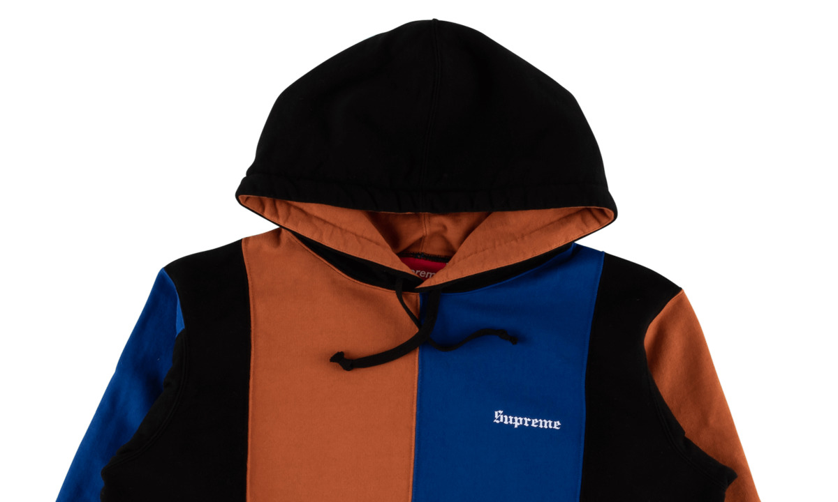 Tricolor hooded sweatshirt supreme hotsell
