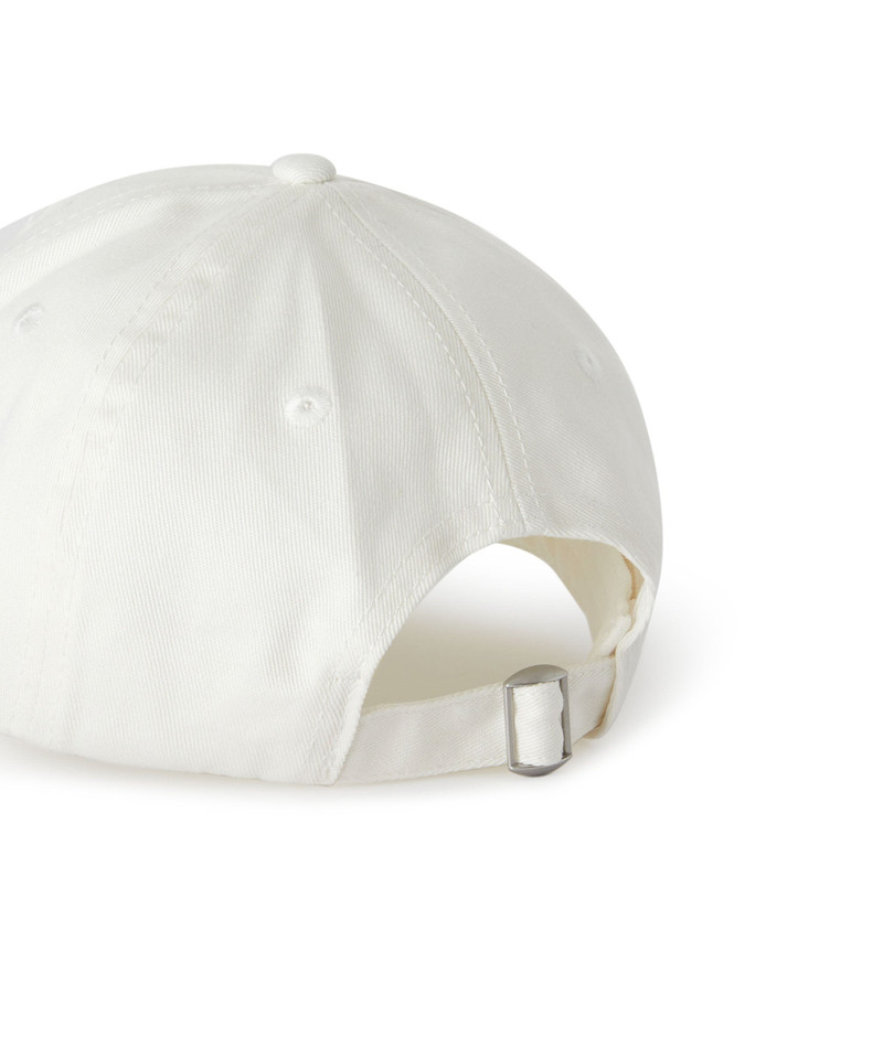 MSGM Gabardine cotton baseball cap with embroidered label outlook