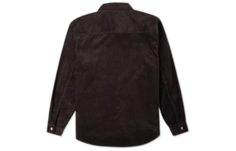 Converse Corduroy Button Shirt 'Dark Brown' 10024006-A03 - 2