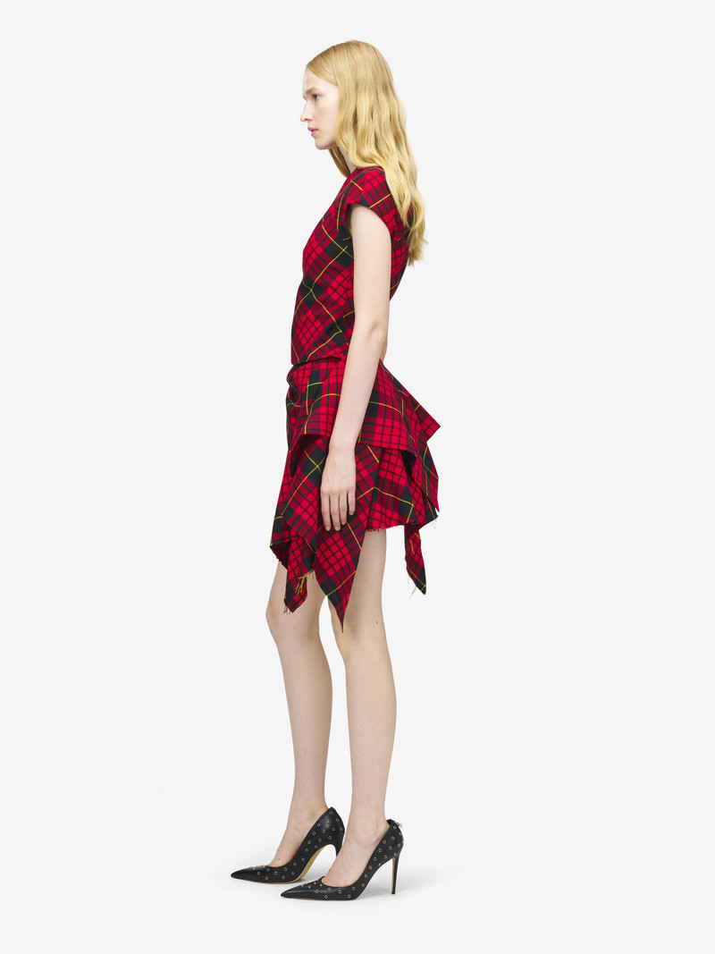 MacQueen' Tartan Mini Dress 4