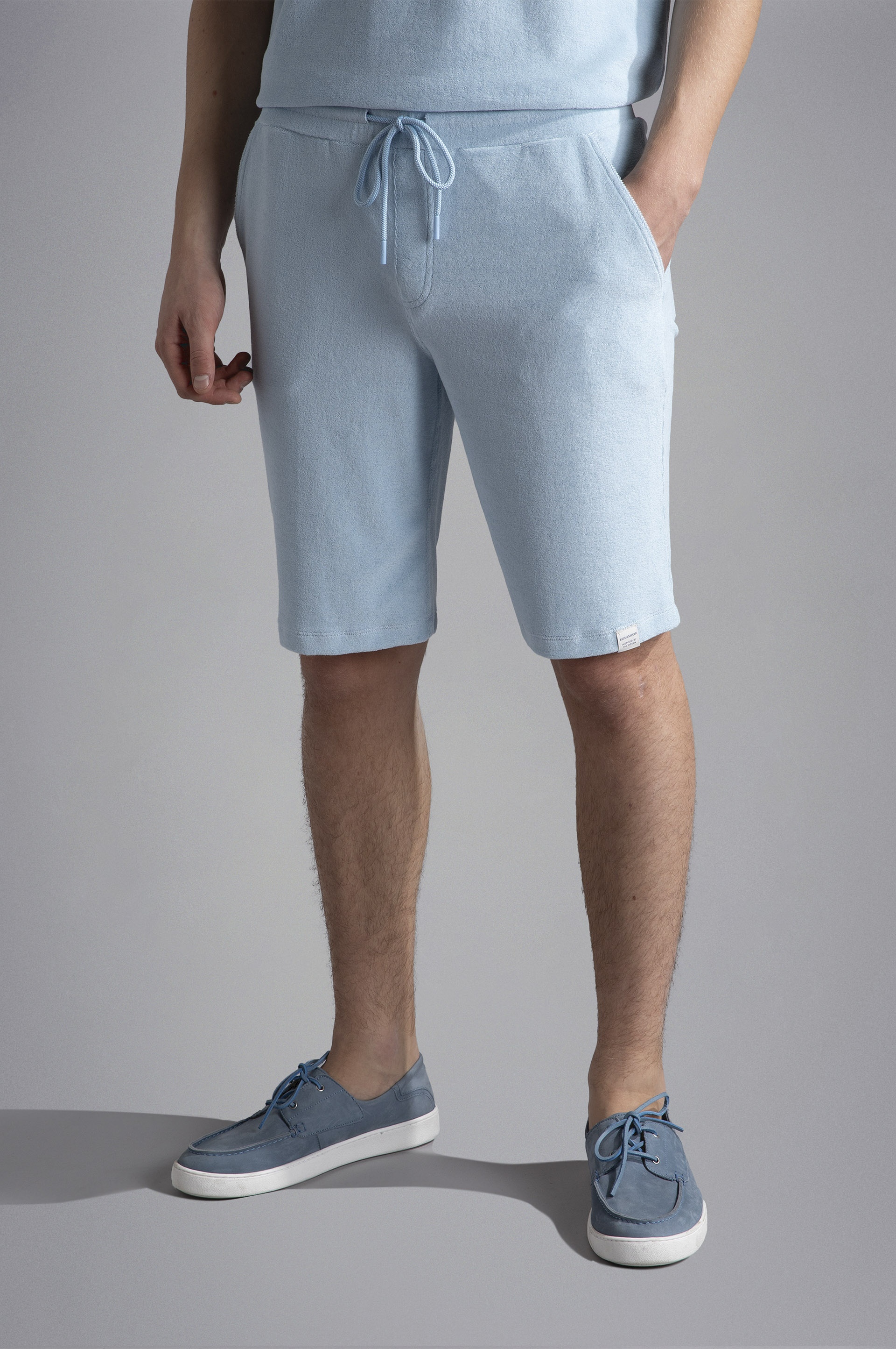 TERRY COTTON BERMUDA SHORTS - 6