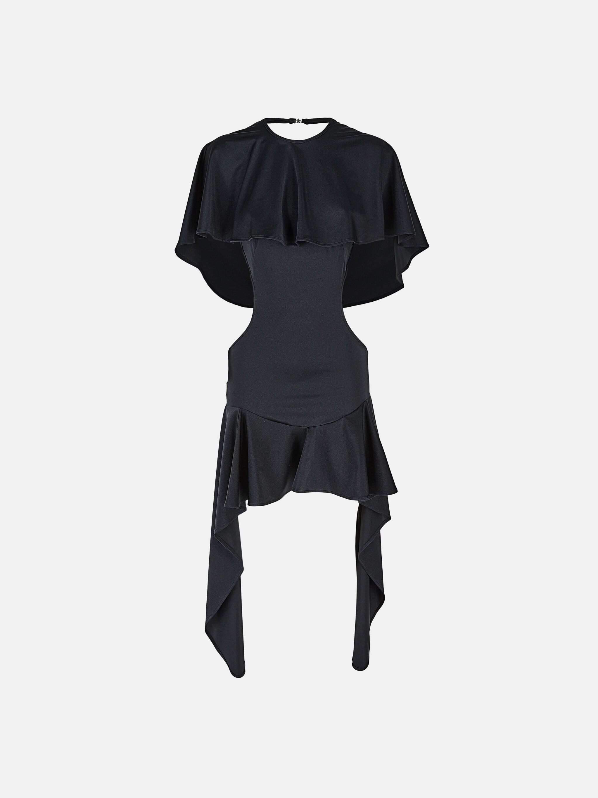 ''AIRI'' BLACK MINI DRESS - 1