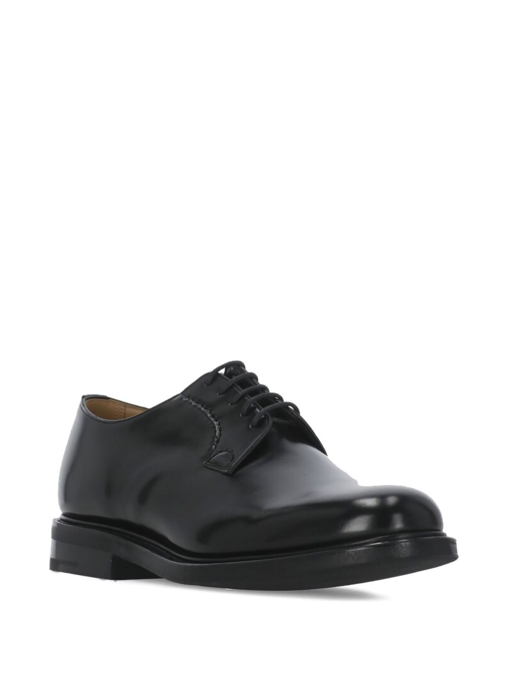 leather derby shoes - 2