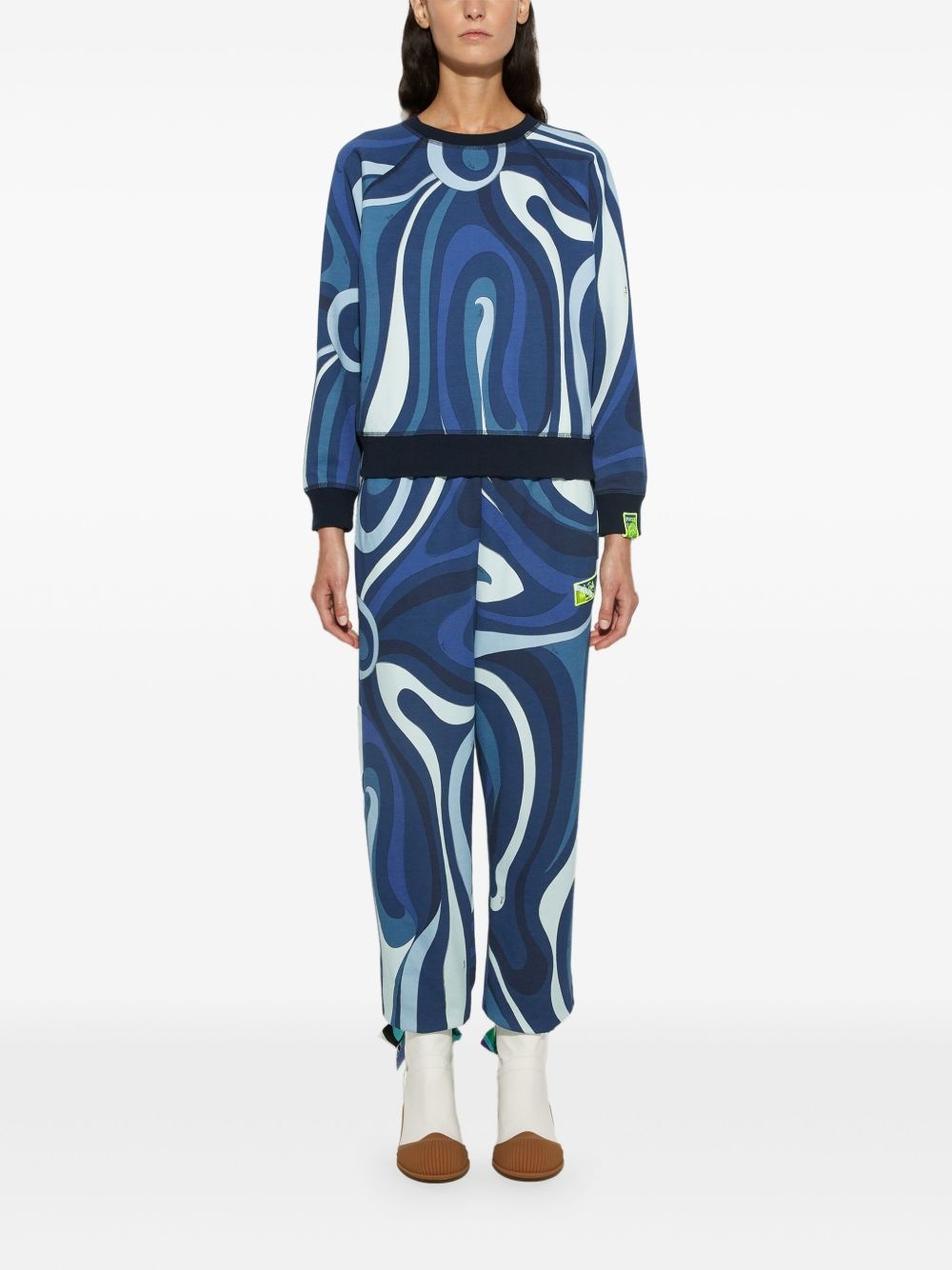 Marmo-print sweatshirt - 2