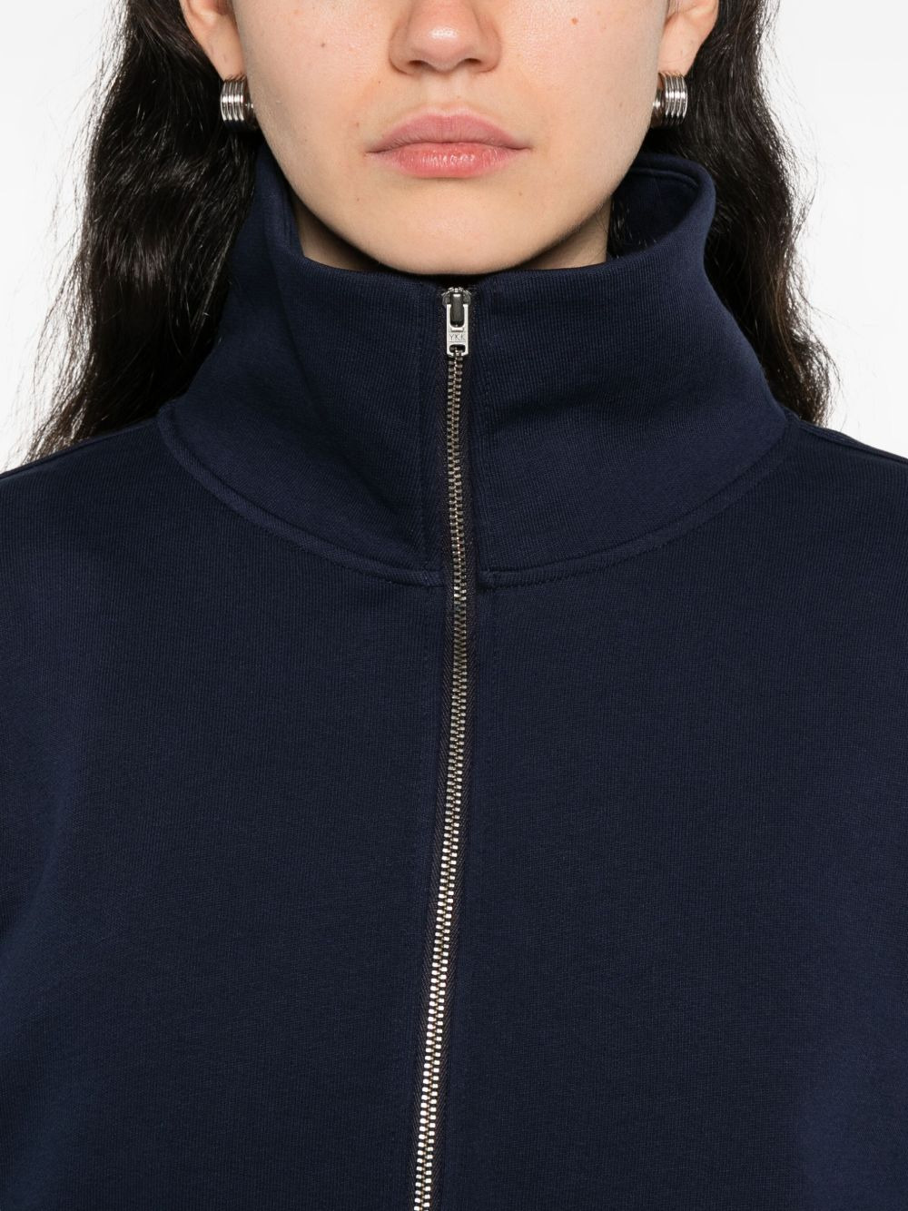 Tintoretto high-neck zip-up sweatshirt - 5