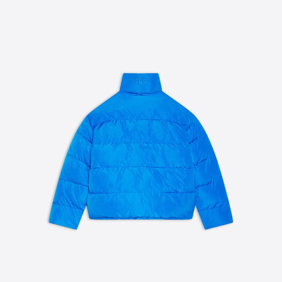 BALENCIAGA Men's Bb Puffer Jacket  in Indigo outlook