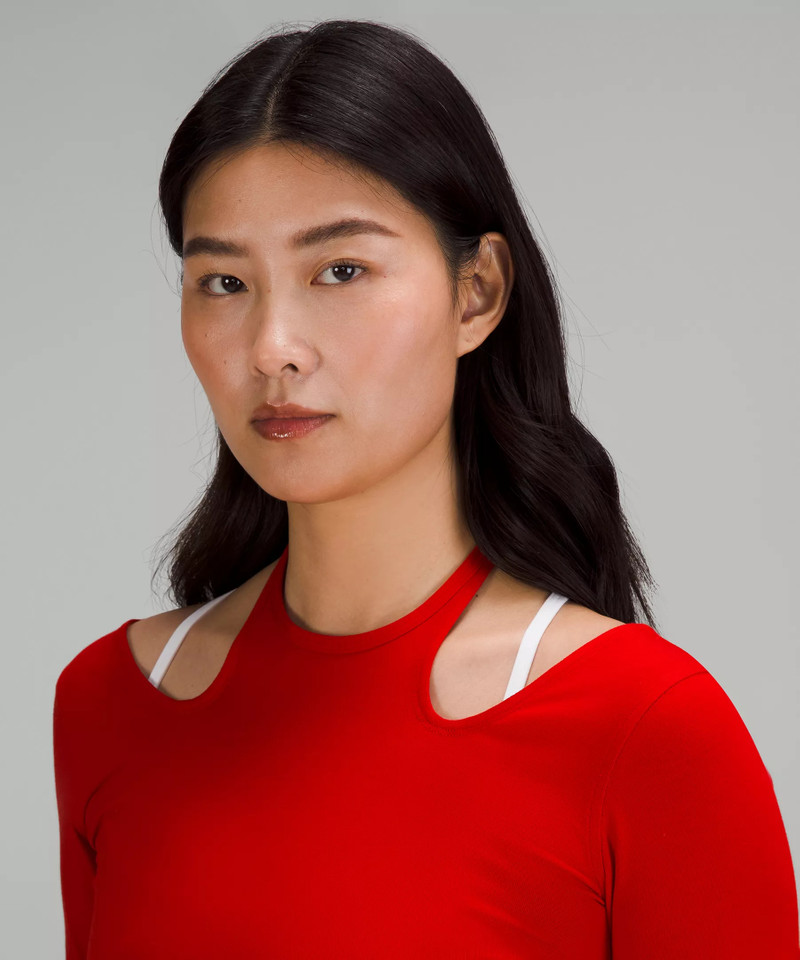 Lunar New Year Halter Neck Long Sleeve Shirt 4