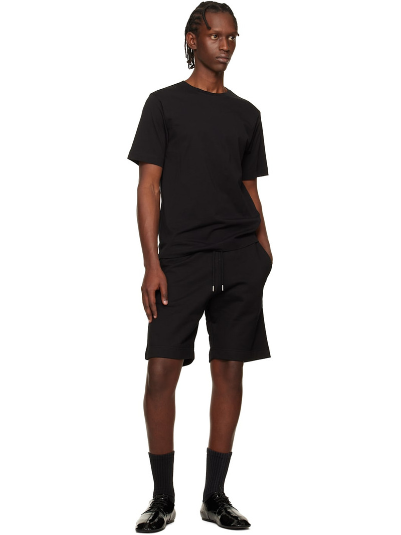 Dries Van Noten Black Drawstring Shorts outlook
