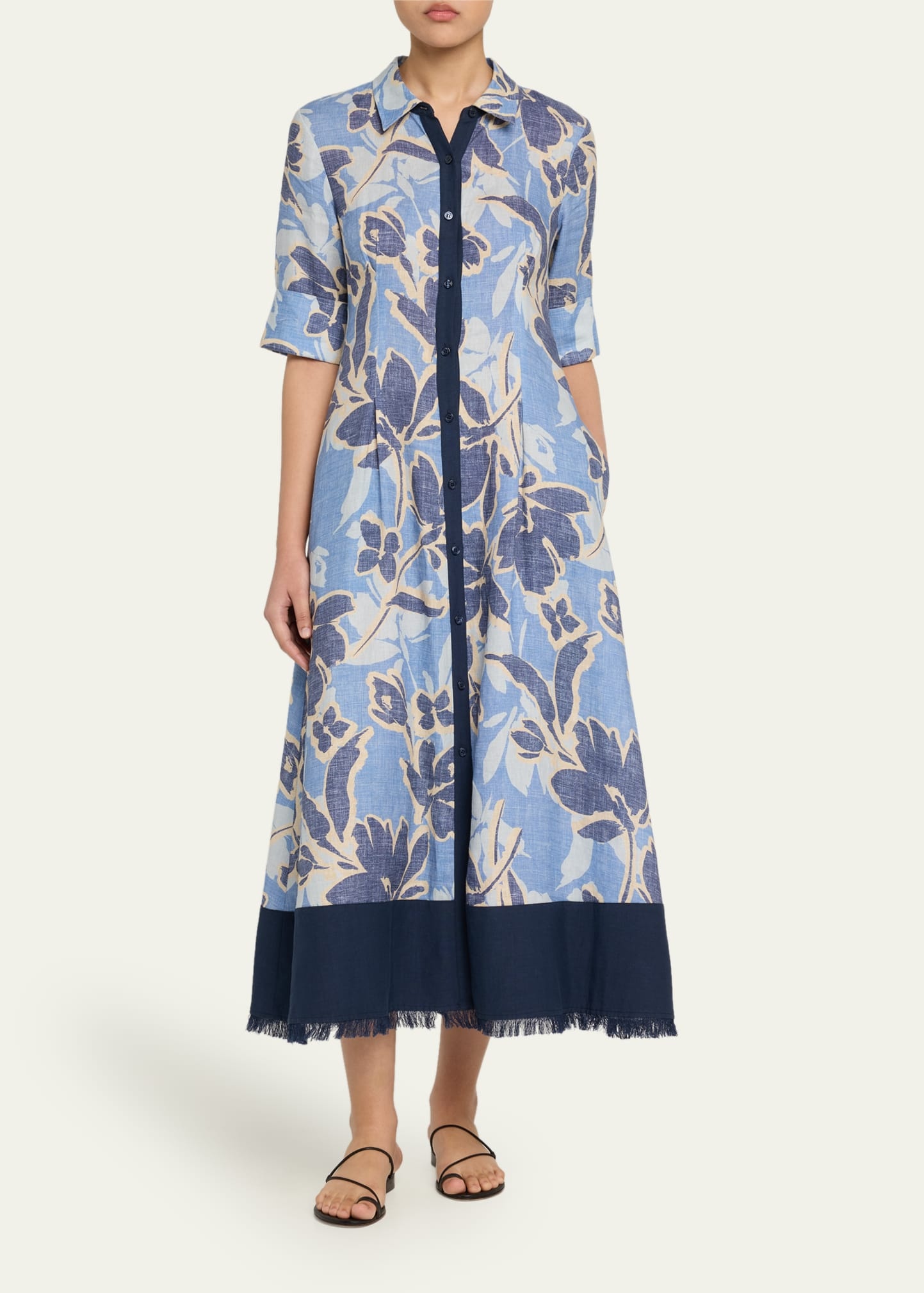 Claudine Midi Shirtdress - 2