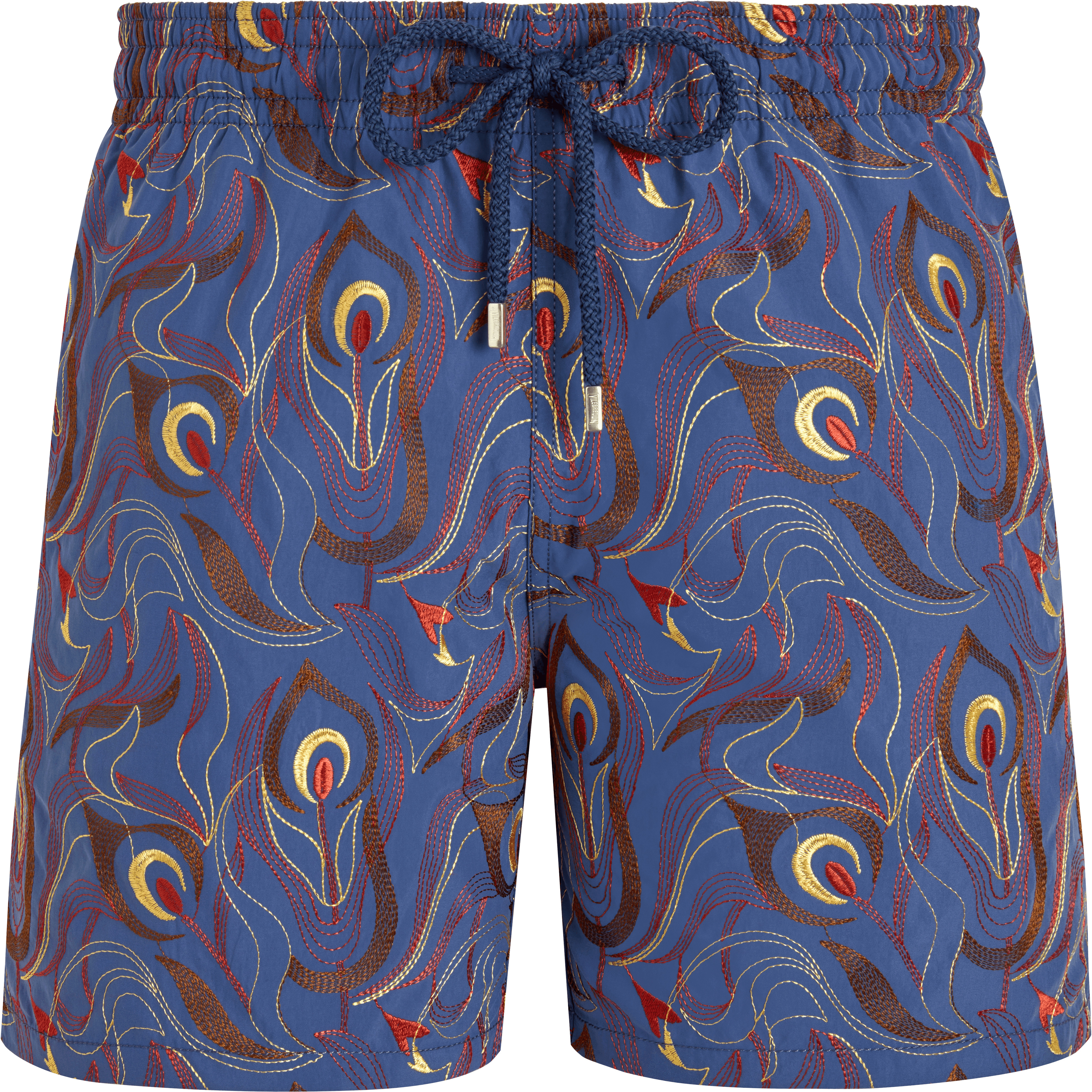 Men Swim Trunks Embroidered Camo Flowers - Limited Edition - 1