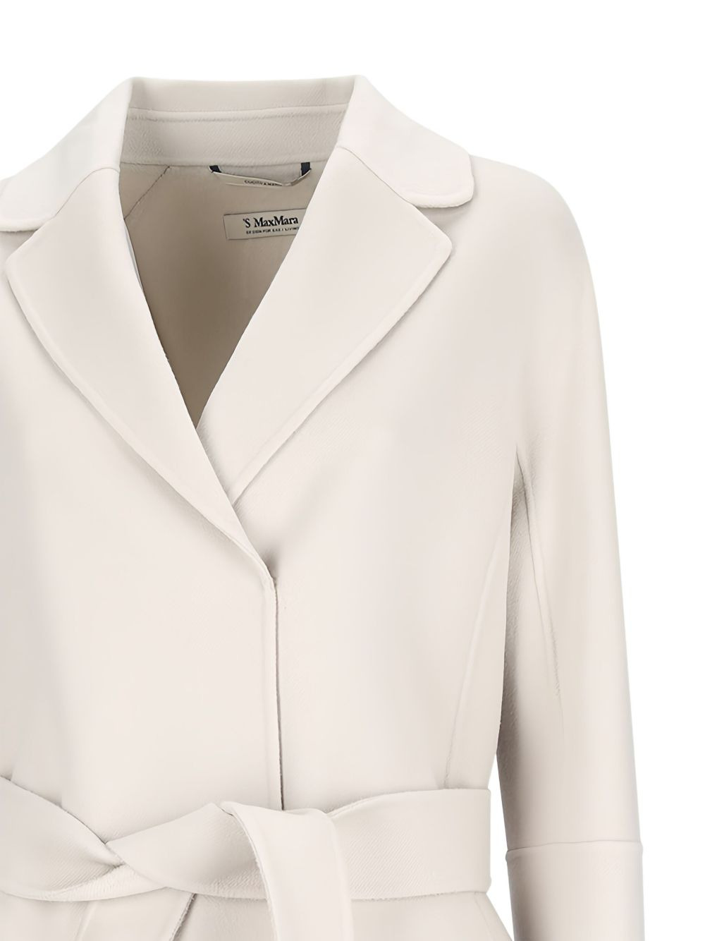 belted lapel coat - 3