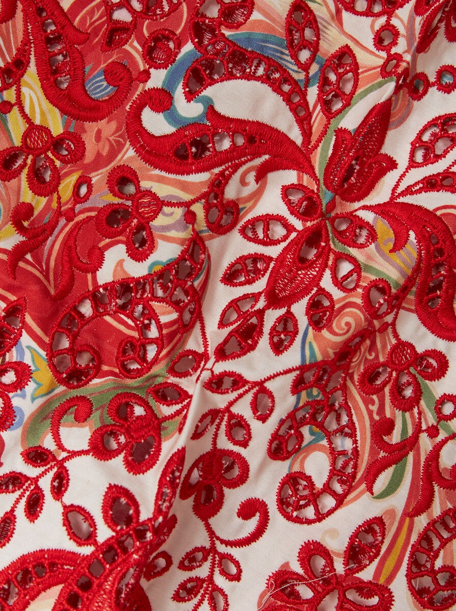 PAISLEY CULOTTE TROUSERS WITH EMBROIDERY - 7