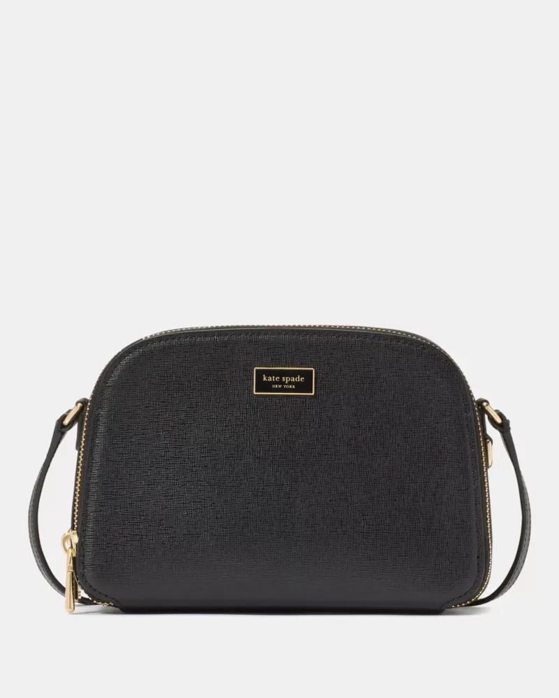 Serena Double Zip Dome Crossbody Bag - 1