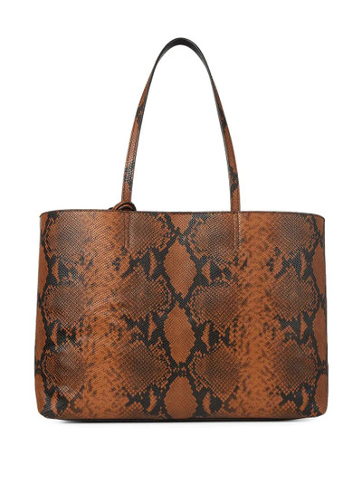 JIMMY CHOO snakeskin effect tote bag outlook