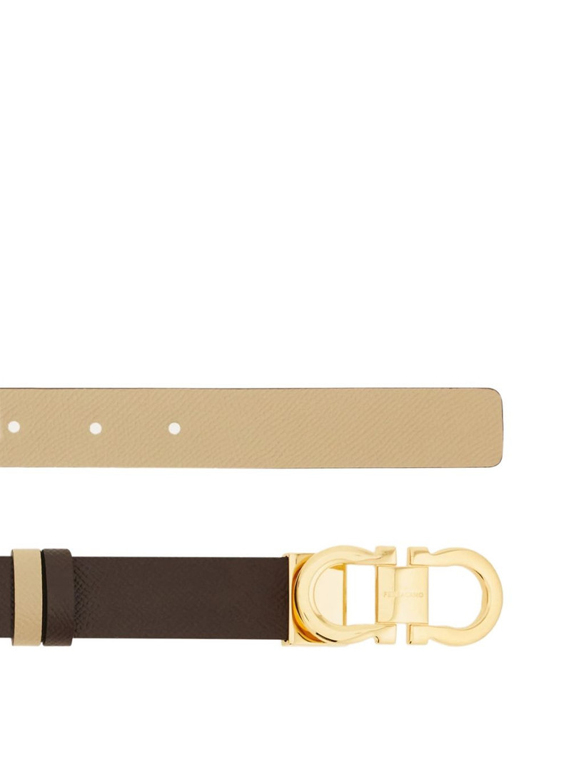 FERRAGAMO Gancini reversible leather belt outlook
