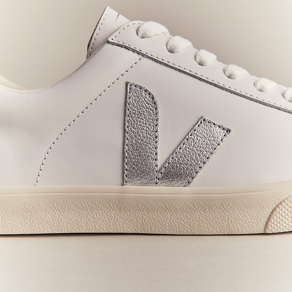 ESPLAR LEATHER WHITE SILVER - 4