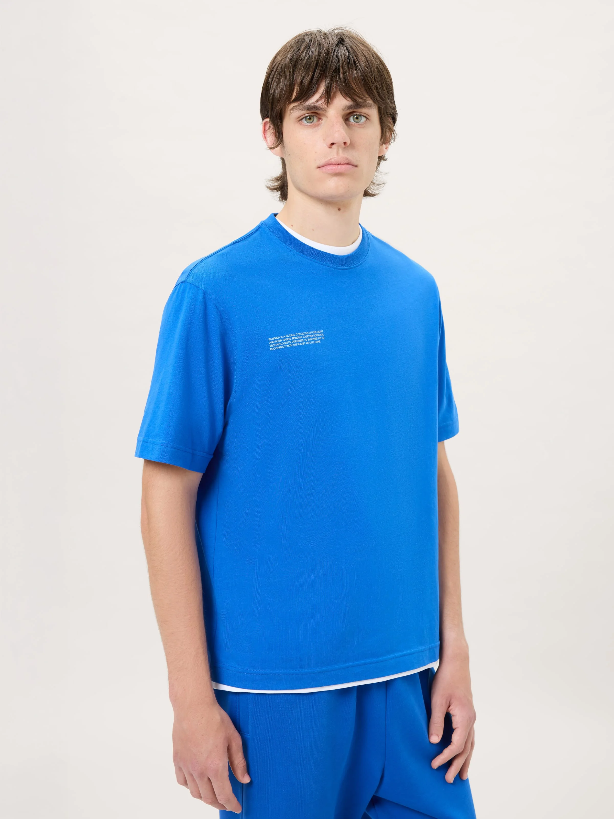 Mens Midweight T-Shirt - Gaia Blue - 1