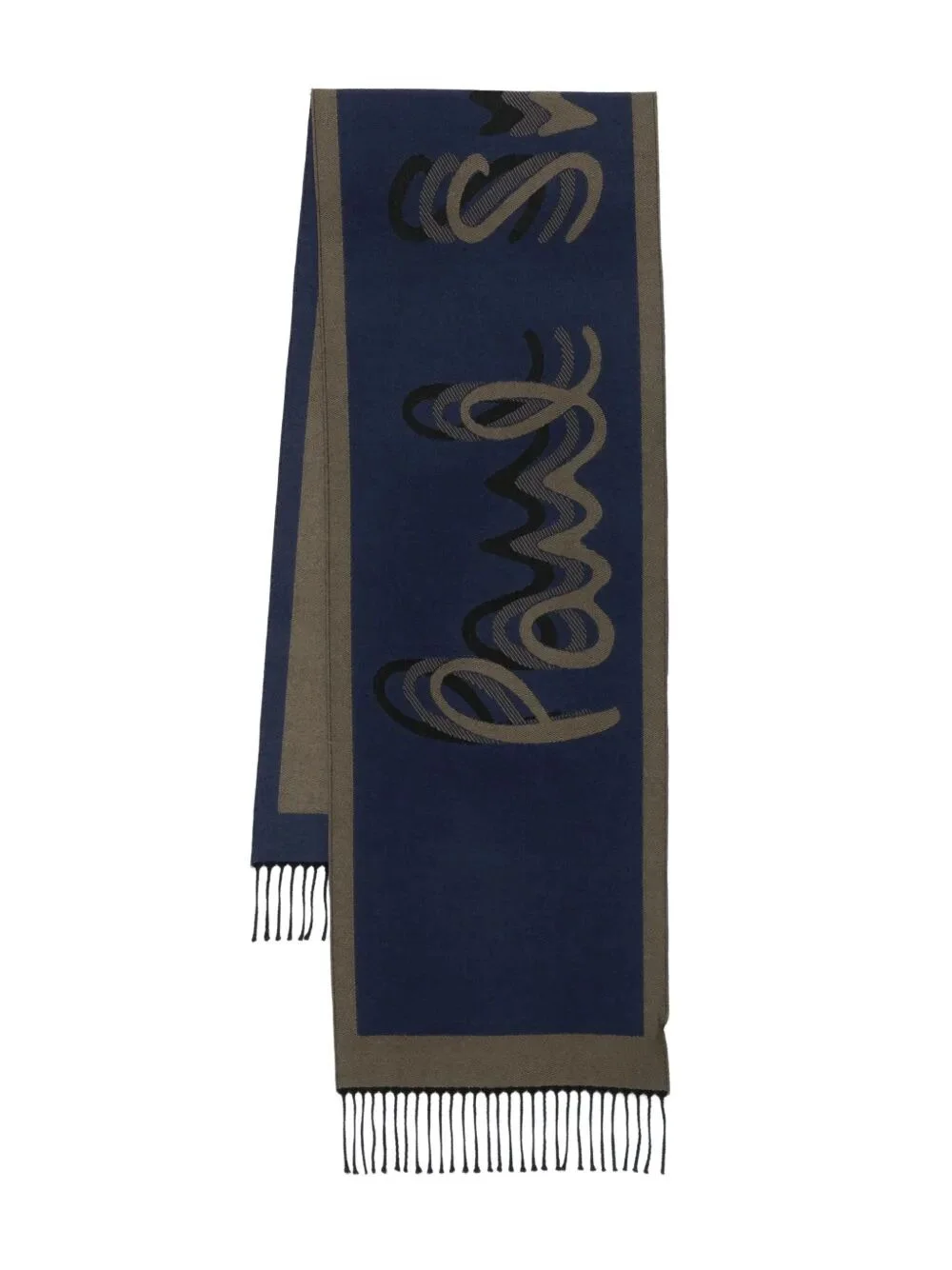 Paul Smith Men Men Scarf Faded Int Jacq - 1