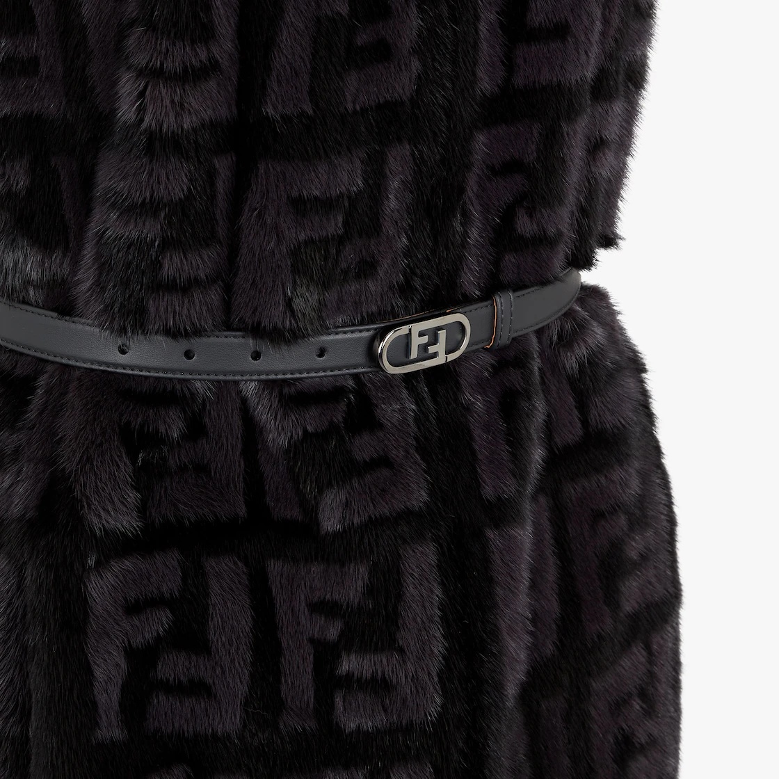 Black mink gilet - 3