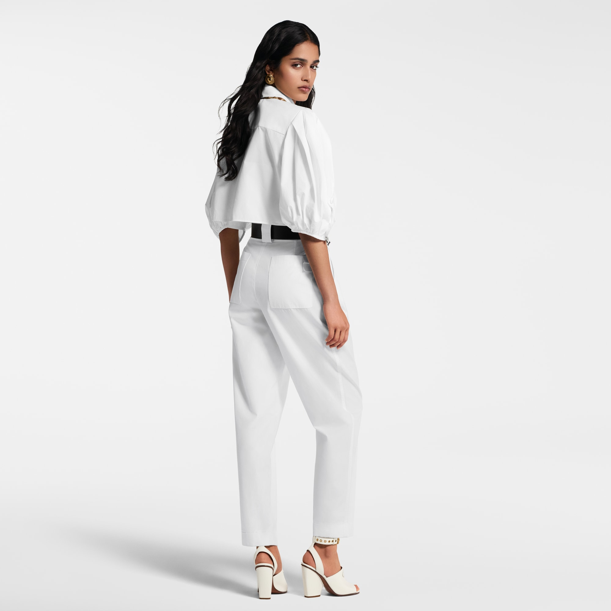 Puff-Sleeve Blouse - 5