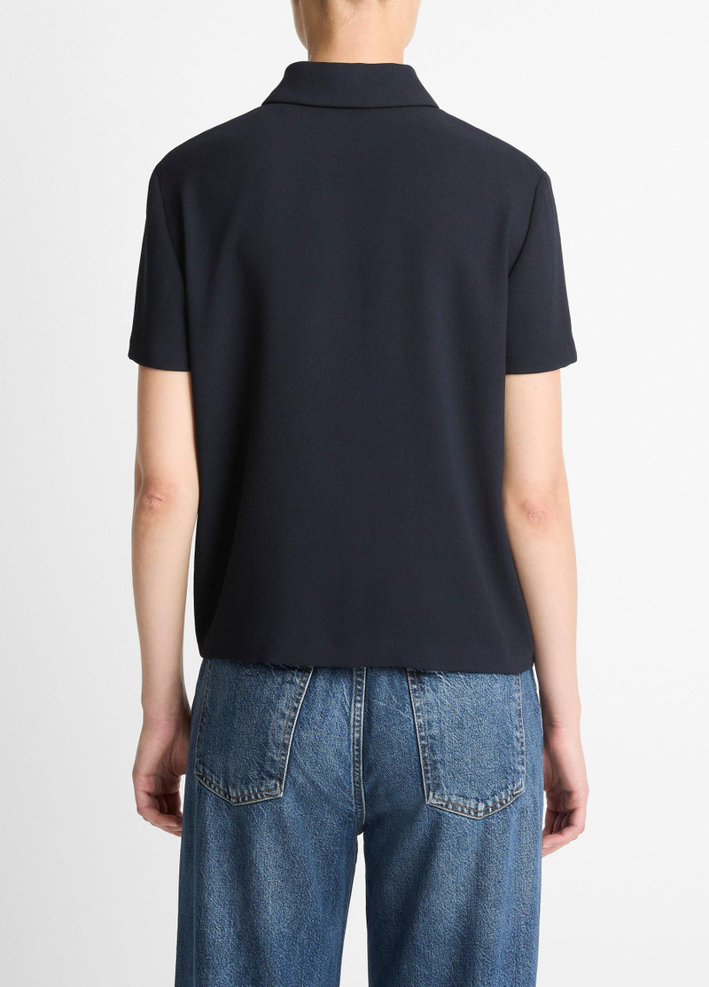 Vince Crepe Polo Shirt outlook