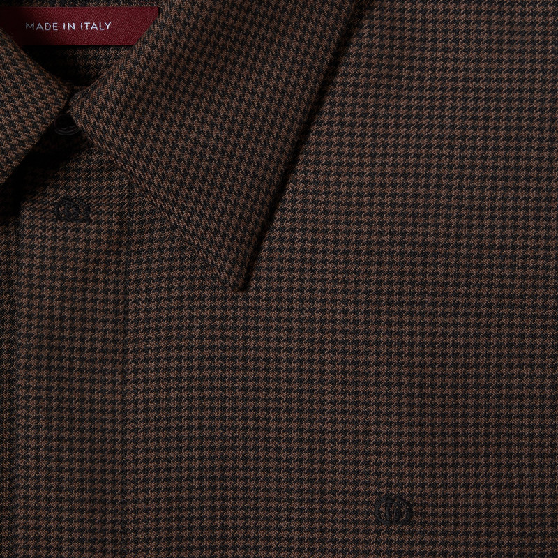 GG houndstooth wool jacquard shirt 6