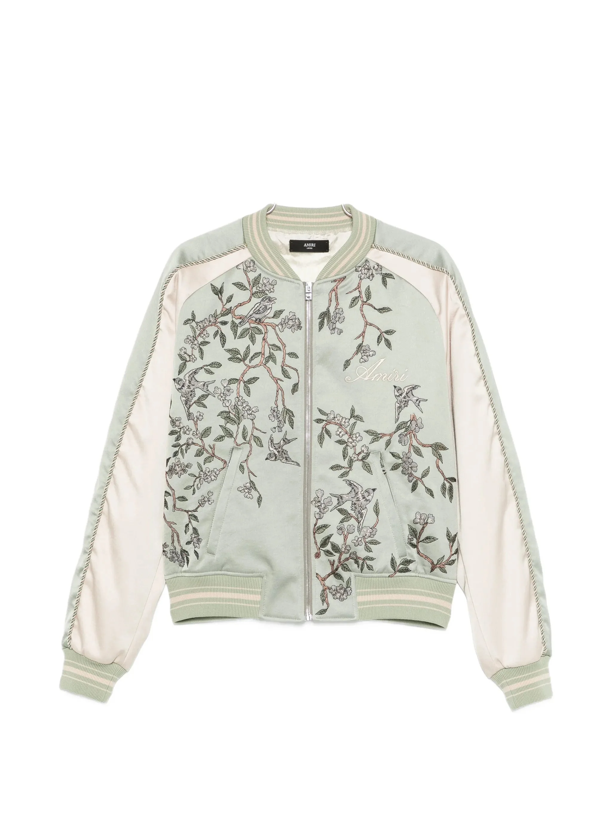 Amiri Floral-embroidered Bomber Jacket - 1