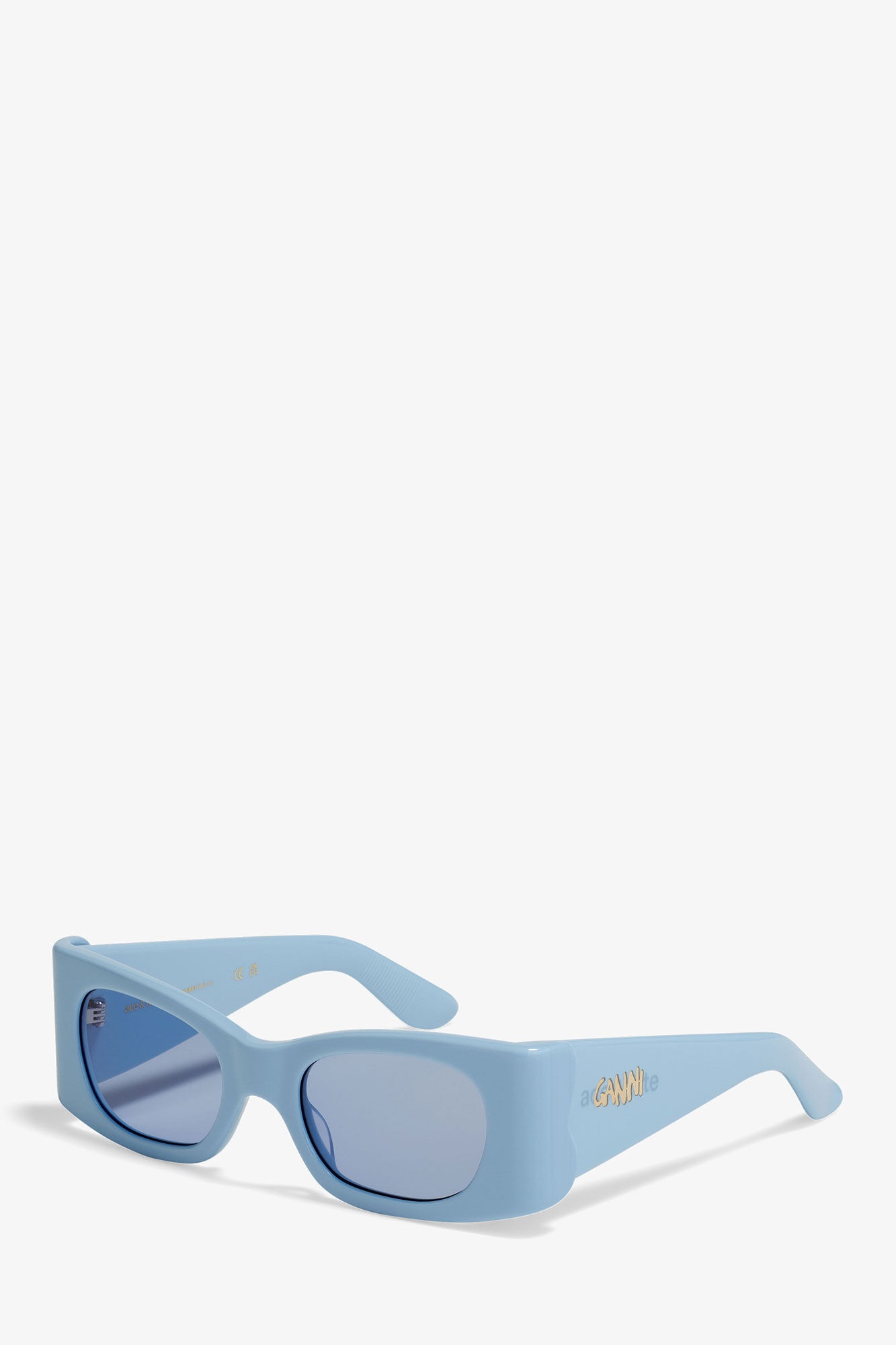 GANNI X ACE & TATE BABY BLUE KAYLA SUNGLASSES - 2