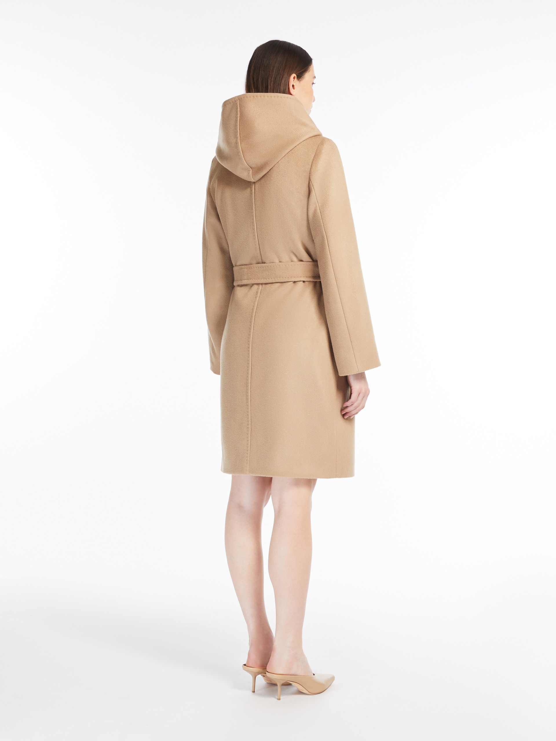 NEWMANG Hooded wool coat - 4