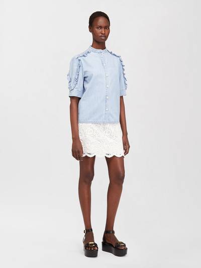 See by Chloé CHAMBRAY DENIM TOP outlook