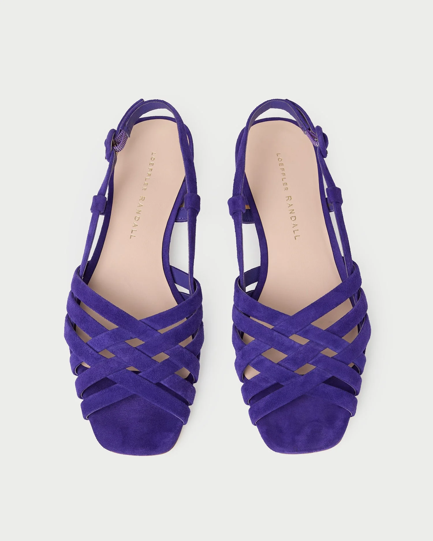 Shelly Jewel Suede Flat Sandal - 1
