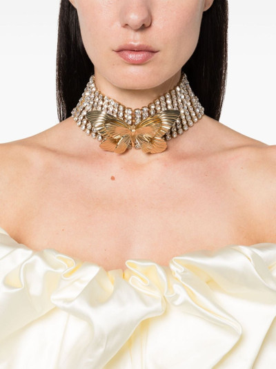 Blumarine crystal-embellished choker necklace outlook