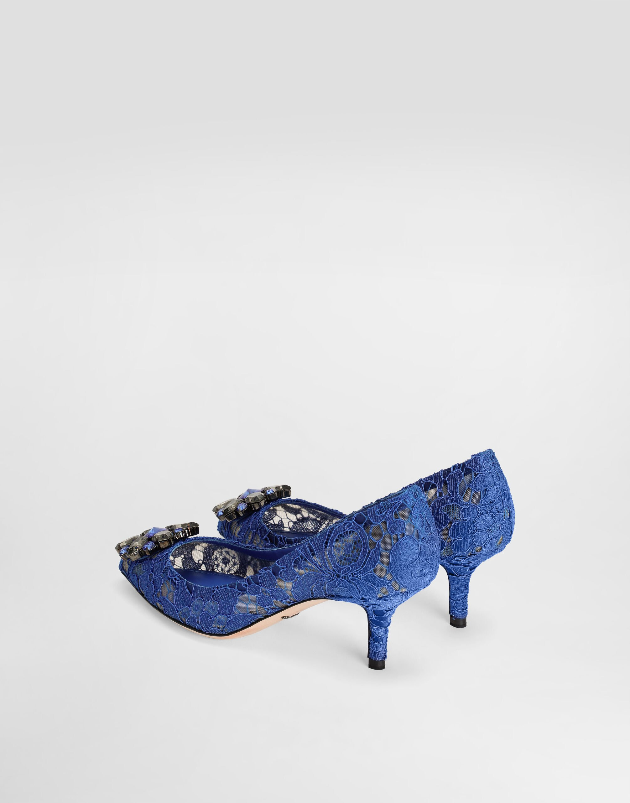 Pump in Taormina lace with crystals - 3